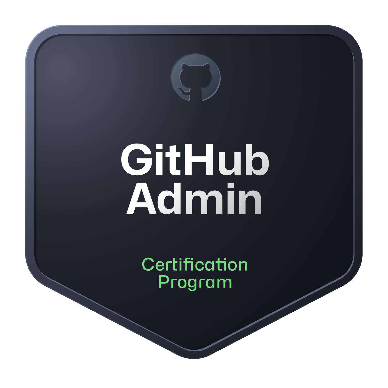 GitHub Certification badge